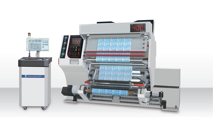 FS-B400全自動檢品復(fù)卷修邊機(jī)